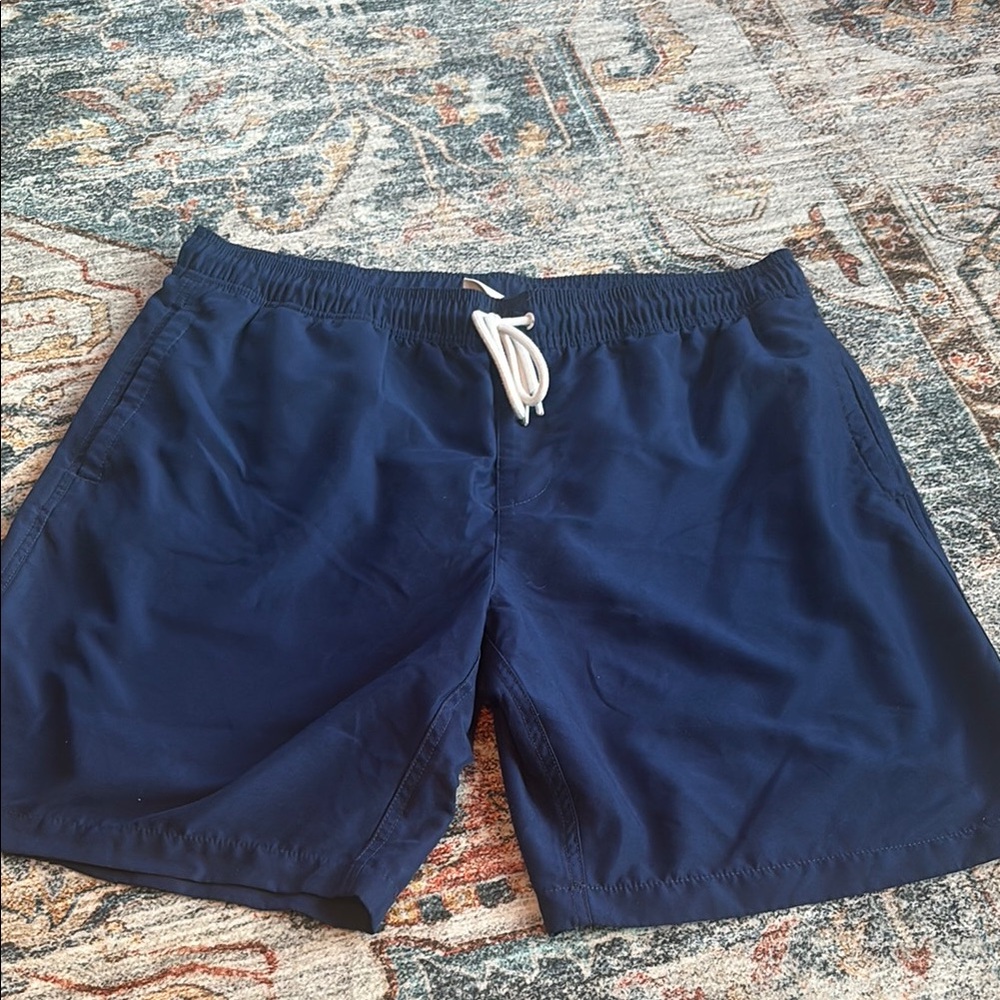 Amazon Essentials Men’s Navy Swim Trunks